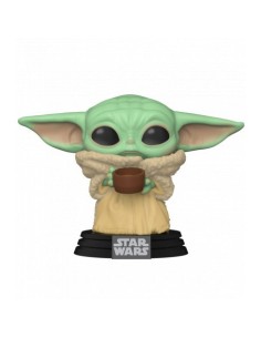 Funko Pop! Baby Yoda con taza The Child Mandalorian 889698499330