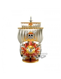 Figuras MEGA WORLD COLLECTABLE THOUSAND SUNNY GOLD COLOR ANIME / MA...