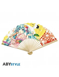 ABANICO HATSUNE  MIKU - Fan "Hatsune Miku & Twins Kimono"  3665361085485