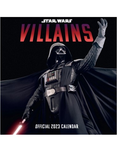 CALENDARIO 30X30 2023 STAR WARS VILLANOS 9781801226554 CALENDARIO 30X30 2023 STAR WARS VILLANOS 9781801226554