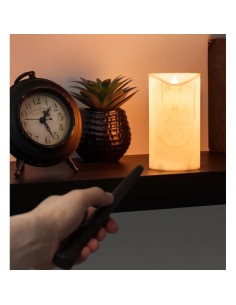 LAMPARA HARRY POTTER VELA Y VARITA CONTROL REMOTO 5055964786830