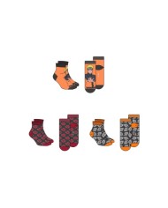 Set 3 calcetines Naruto Shippuden adulto surtido TALLAS DE 39-45 NA...