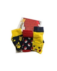 Set 3 calcetines Pokemon adulto surtido Set 3 calcetines Pokemon adulto surtido