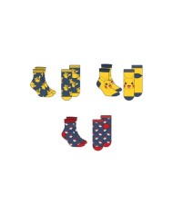 Set 3 calcetines Pokemon adulto surtido Set 3 calcetines Pokemon adulto surtido