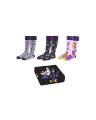 Pack 3 calcetines Villanas Disney TALLAS 36-45 8445484007510 Pack 3 calcetines Villanas Disney TALLAS 36-45 8445484007510