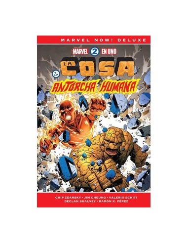 9788411502696 MARVEL 2 EN UNO (MARVEL NOW! DELUXE) LA COSA Y LA ANTORCHA HUMANA