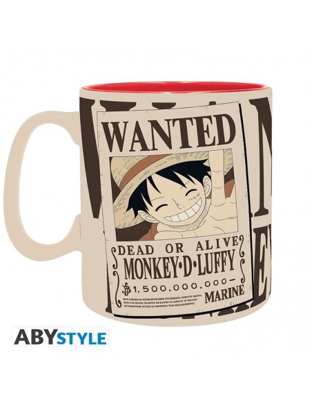ONE PIECE - Taza - 460 ml - Luffy & Wanted  3665361069065