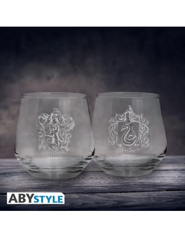 HARRY POTTER - Set de 2 vasos Gryffindor & Slytherin  3665361066804 HARRY POTTER - Set de 2 vasos Gryffindor & Slytherin  3665361066804