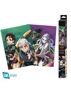 DEMON SLAYER - Set 2 Chibi Poster - Series 3 (52x38) Kimetsu No Yaiba Guardianes de la Noche 3665361075790