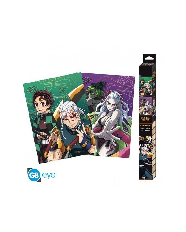 DEMON SLAYER - Set 2 Chibi Poster - Series 3 (52x38) Kimetsu No Yaiba Guardianes de la Noche 3665361075790