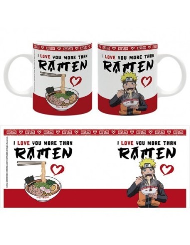 NARUTO SHIPPUDEN - Mug 320ml - "I LOVE YOU MORE THAN RAMEN" 3665361110972 NARUTO SHIPPUDEN - Mug 320ml - "I LOVE YOU MORE THAN RAMEN" 3665361110972