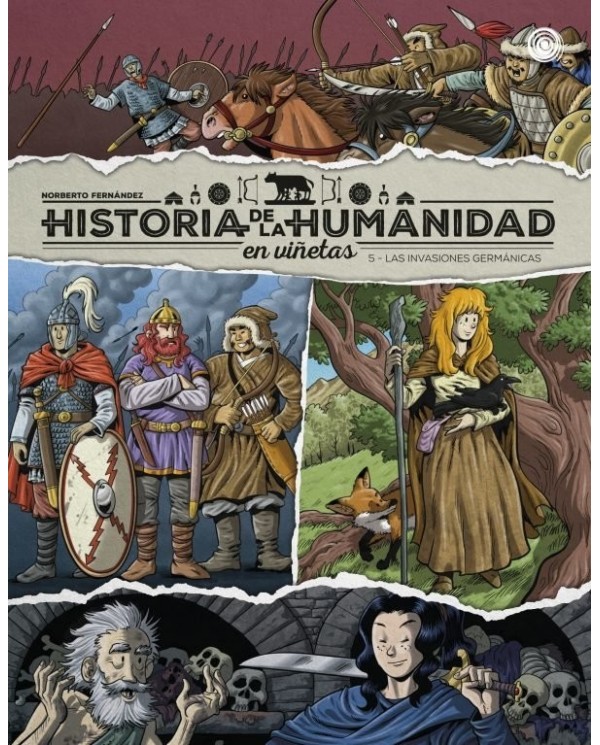 HISTORIA HUMANIDAD VIÑETAS 5 LAS INVASIONES GERMANICAS 9788419380944