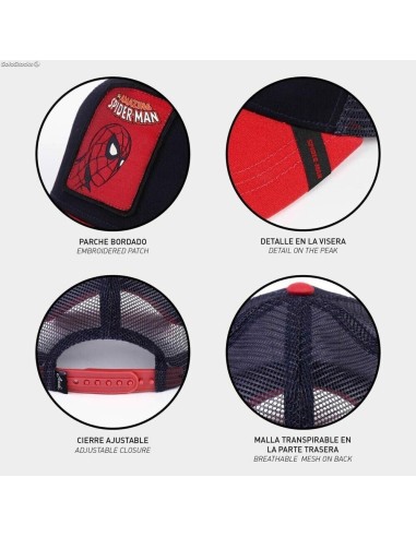 GORRA ADULTO 58CM CON REJILLA TRASERA SPIDERMAN MERCHANDISING9,95 €... GORRA ADULTO 58CM CON REJILLA TRASERA SPIDERMAN MERCHANDISING9,95 €...