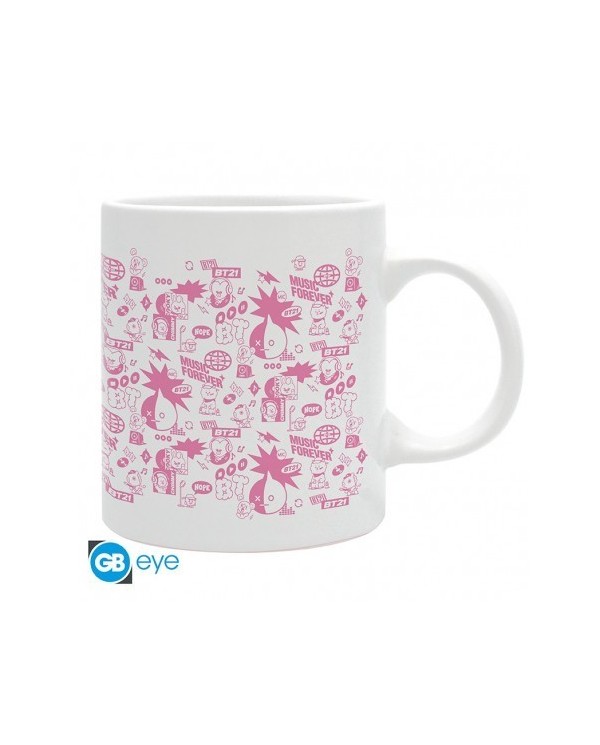 BT21 - Taza - 320 ml - Music Pattern  5028486487424