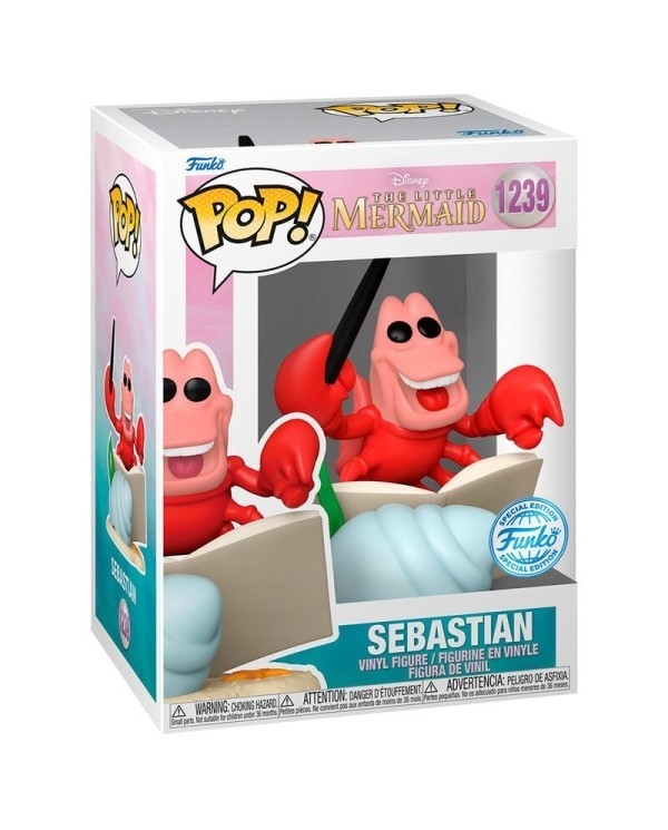 FUNKO POP DISNEY LA SIRENITA-SEBASTIAN EXCLUSIVO  889698668286