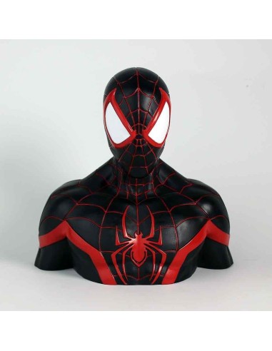 SPIDER-MAN MILES MORALES HUCHA BUSTO PVC DELUXE 20 CM MARVEL 3760226377320 SPIDER-MAN MILES MORALES HUCHA BUSTO PVC DELUXE 20 CM MARVEL 3760226377320