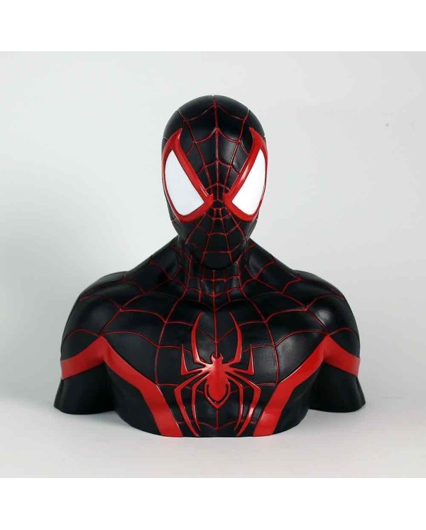 SPIDER-MAN MILES MORALES HUCHA BUSTO PVC DELUXE 20 CM MARVEL 3760226377320