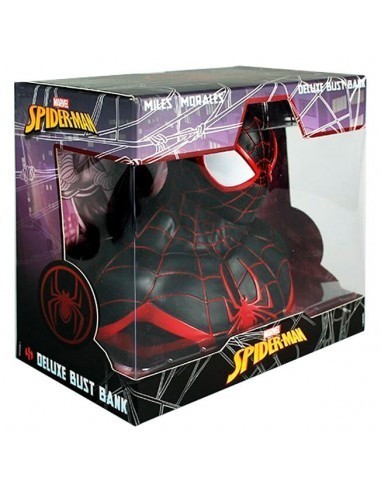 SPIDER-MAN MILES MORALES HUCHA BUSTO PVC DELUXE 20 CM MARVEL MARVEL... SPIDER-MAN MILES MORALES HUCHA BUSTO PVC DELUXE 20 CM MARVEL MARVEL...