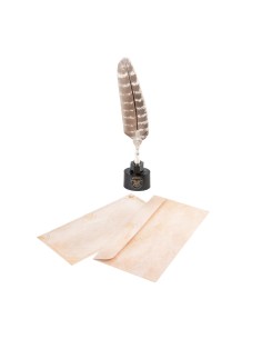 SET BOLIGRAFO PLUMA Y CARTAS HARRY POTTER  8435497273330