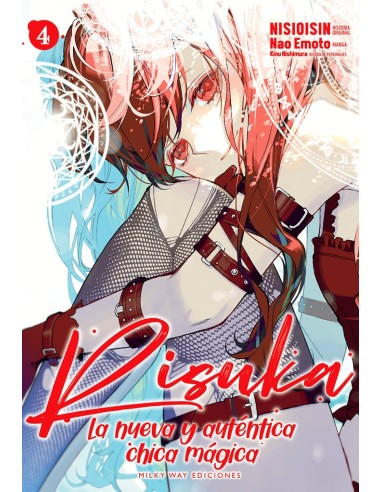 9788419536754 Milky Way    RISUKA LA NUEVA Y AUTENTICA CHICA MAGICA 4 NISIOISIN/EMOTO NAO