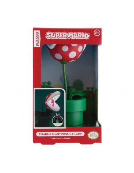 Lámpara Planta Piraña Super Mario  5055964758530