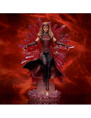 FIGURA MARVEL WANDAVISION LA BRUJA ESCARLATA DIORAMA GALLERY 699788845646