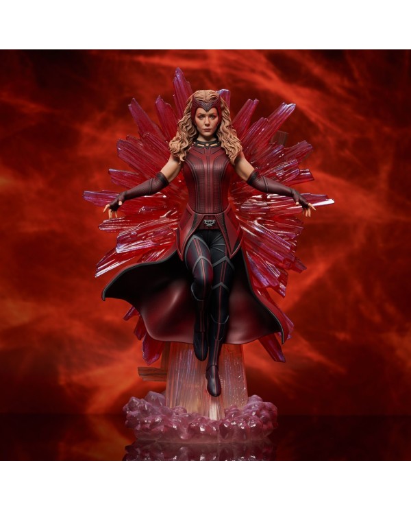 FIGURA MARVEL WANDAVISION LA BRUJA ESCARLATA DIORAMA GALLERY 699788845646