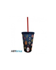 Kimetsu No Yaiba -Guardianes de la Noche Vaso con Pajita  3665361074496