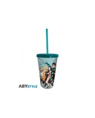 Kimetsu No Yaiba -Guardianes de la Noche Vaso con Pajita Personajes  3665361074724