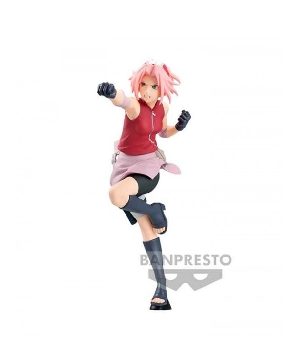 Figuras NARUTO SHIPPUDEN VIBRATION STARS HARUNO SAKURA 16 Cm De Banpresto  4983164195507