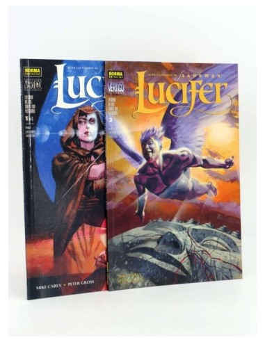 LUCIFER CASA SALAS SIN VENTANAS 1 Y 2. COMPLETA (MIKE CAREY / PETER GROSS) NORMA, 2001  97884843144196SM