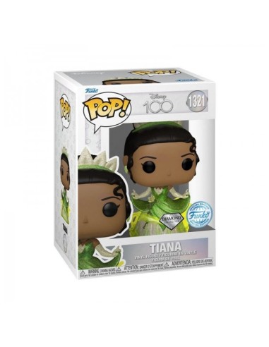 Funko Pop! D100- Tiana(DGLT) (Exc) - Disney  889698700818 Funko Pop! D100- Tiana(DGLT) (Exc) - Disney  889698700818