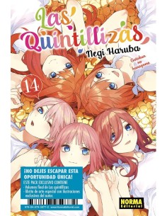 9788467959772  NORMA    LAS QUINTILLIZAS 14 EDICION ESPECIAL NEGI HARUBA