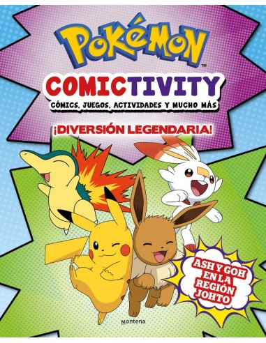 COMICTIVITY DIVERSION LEGENDARIA Comics y actividades para convertirte en entrenador Pokemon 9788419357960