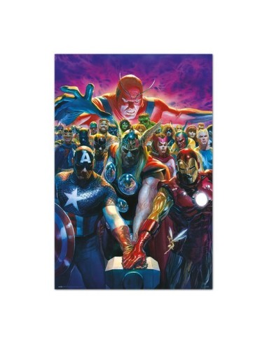 POSTER MARVEL LOS VENGADORES - 10 BY ALEX ROSS  8435497295806