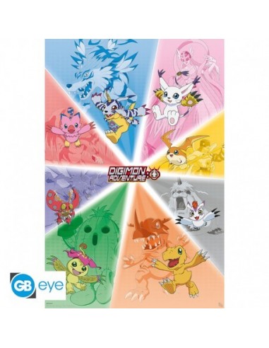 DIGIMON - Poster Maxi 91.5x61 - Digimon Group  3665361095798