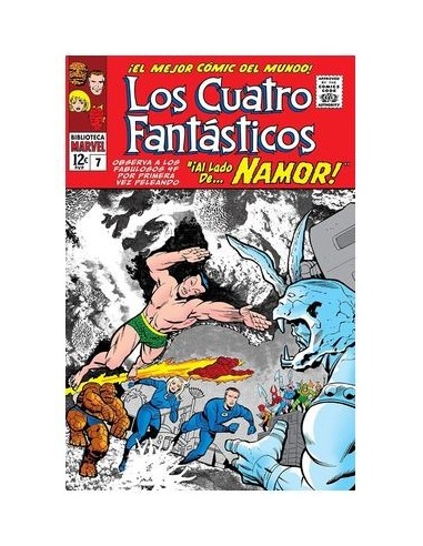 9788411506762 PANINI   BIBLIOTECA MARVEL 27 LOS 4 FANTASTICOS 07 1965 JACK KIRBY