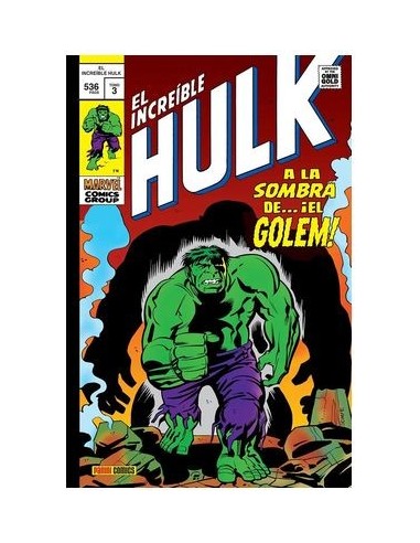 9788411506816 PANINI   EL INCREIBLE HULK 03 (MARVEL GOLD) A LA SOMBRA DE EL GOLEM ROY THOMAS
