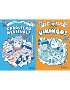 9788412565614 LIBROOKS  TE GUSTARIA SER UN CABALLERO MEDIEVAL O UN VIKINGO Varios Autores