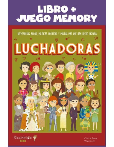 9788413610634 SHACKLETON KIDS  LUCHADORAS LIBRO JUEGO MEMORY
AVENTURERAS, REINAS, ACTIVISTAS Y AVIADORAS QUE HAN HECHO HISTORIA 9788413610634 SHACKLETON KIDS  LUCHADORAS LIBRO JUEGO MEMORY
AVENTURERAS, REINAS, ACTIVISTAS Y AVIADORAS QUE HAN HECHO HISTORIA