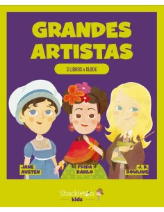 9788413611976 SHACKLETON KIDS  GRANDES ARTISTAS
PACK 3 LIBROS Varios Autores 9788413611976 SHACKLETON KIDS  GRANDES ARTISTAS
PACK 3 LIBROS Varios Autores