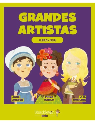 9788413611976 SHACKLETON KIDS  GRANDES ARTISTAS
PACK 3 LIBROS Varios Autores 9788413611976 SHACKLETON KIDS  GRANDES ARTISTAS
PACK 3 LIBROS Varios Autores