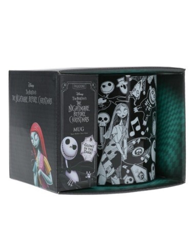 TAZA XL DISNEY PESADILLA ANTES DE NAVIDAD BRILLA EN LA OSCURIDAD  5056577708981 TAZA XL DISNEY PESADILLA ANTES DE NAVIDAD BRILLA EN LA OSCURIDAD  5056577708981