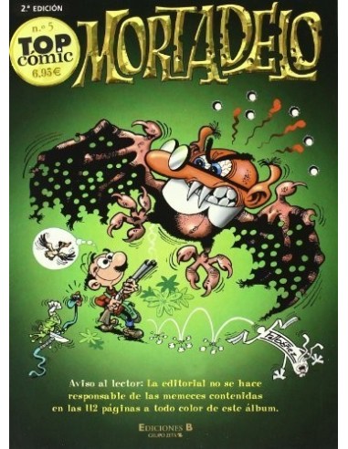 SEGUNDA MANO TOP COMIC MORTADELO 5  sm9788466608237