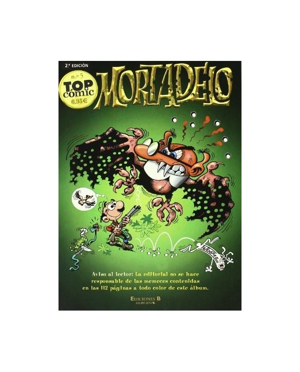 SEGUNDA MANO TOP COMIC MORTADELO 5  sm9788466608237