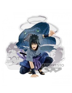 Figuras NARUTO SHIPPUDEN PANEL SPECTACLE UCHIHA SASUKE 9cm De Banpresto  4983164880335