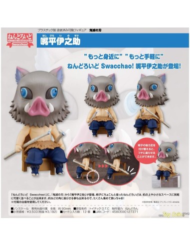 INOSUKE HASHIBIRA  KIMETSU NO YAIBA NENDOROID SWACCHAO 4580590127371 INOSUKE HASHIBIRA  KIMETSU NO YAIBA NENDOROID SWACCHAO 4580590127371