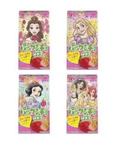 GALLETAS RELLENAS DE FRESA PRINCESAS DISNEY  4902888256929