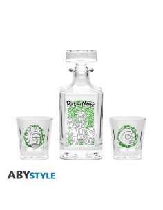 5028486487400 RICK AND MORTY - Set Decantador + 2 vasos "Characters"
