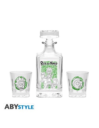 5028486487400 RICK AND MORTY - Set Decantador + 2 vasos "Characters" 5028486487400 RICK AND MORTY - Set Decantador + 2 vasos "Characters"